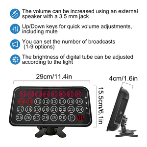 Hệ thống gọi y tá không dây với màn hình LCD-30 phòng bệnh nhân phân trang cho bệnh viện phòng khám chăm sóc người cao tuổi - Product Image 6