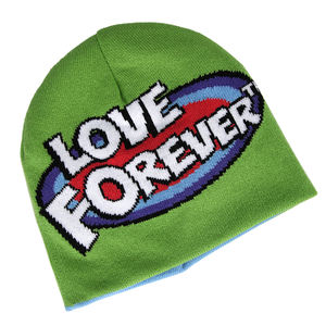 Пользовательский Логотип Y2k графический дизайн по всей фотографии печать жаккардовая Трикотажная двусторонняя уличная одежда без складывания шапка с черепом Шапка-бини - Product Image 2