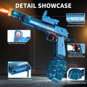 Yeni özel Automatische elektritriwasserpichildren LED ışık Up yüksek güç elektrikli sızdırmaz çakmak su tabancası çocuklar için - Product Image 5