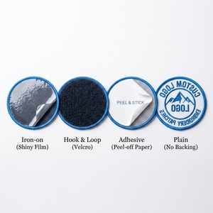 Toppe Ricamate Personalizzate Ecologiche Termoadesive in Twill OEM con Basso MOQ per Abbigliamento, Cappelli e Borse - Product Image 4