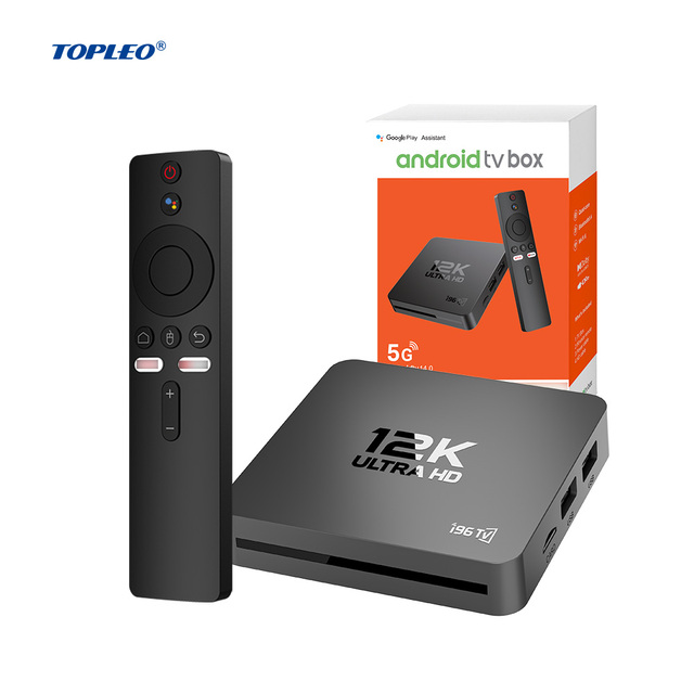 Topleo Android TV Box 8GB 128GB 8K HDR 5G WiFi Android 14 Tv Box Quad Core Streaming Player Smart 4K Android Box