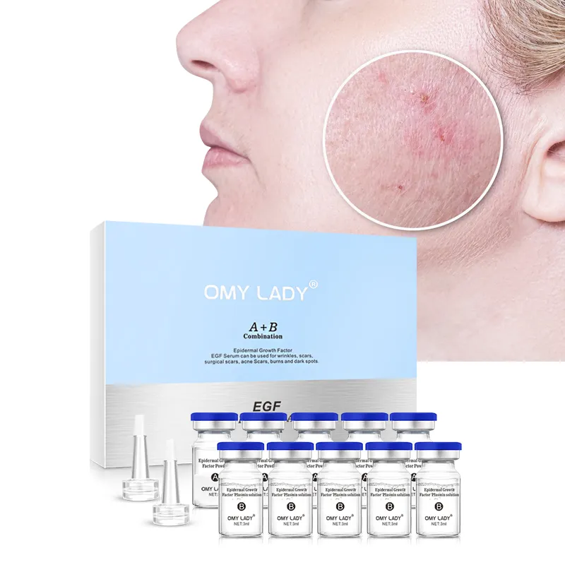 New design face lift repairing serum ampoule vitamin C serum ampoule skin care products egf essence