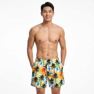 Adjustable Rate <b>Men</b> Solid Front Sublimation Shorts Fully Customized Designs Eco-Friendly Breathable Premium Quality - Product Image 1