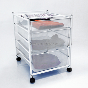 3-Tier thiết kế hiện đại kim loại văn phòng lưu trữ giỏ hàng Tiện Ích Dây giỏ đứng với Modular lắp ráp ngăn kéo cho đồ nội thất phòng ngủ - Product Image 4