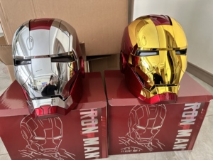 Nhà Máy Trực Tiếp Mk5 Cosplay Từ Xa Điều Khiển Bằng Giọng Nói Siêu Người Đàn Ông <span class=keywords><strong>Ironman</strong></span> Mũ Bảo Hiểm Sắt Người Đàn Ông Mũ Bảo Hiểm - Product Image 3