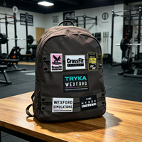 Écussons PVC personnalisés avec logo pour Gym, CrossFit, Hyrox – Badges de fitness en caoutchouc souple à scratch pour sacs à dos, sacs, chapeaux et vêtements