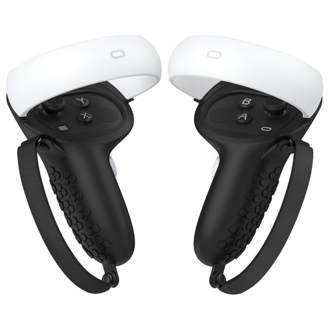 VR Controller Silicone Anti-collision Half-pack Silicone Protective Cover Touch Controller for Oculus Quest 2 Accessories
