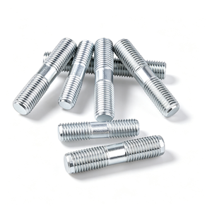 Boulon à double extrémité en acier au carbone haute résistance GB901, longueur égale, finition brute, filetage complet - Product Image 3