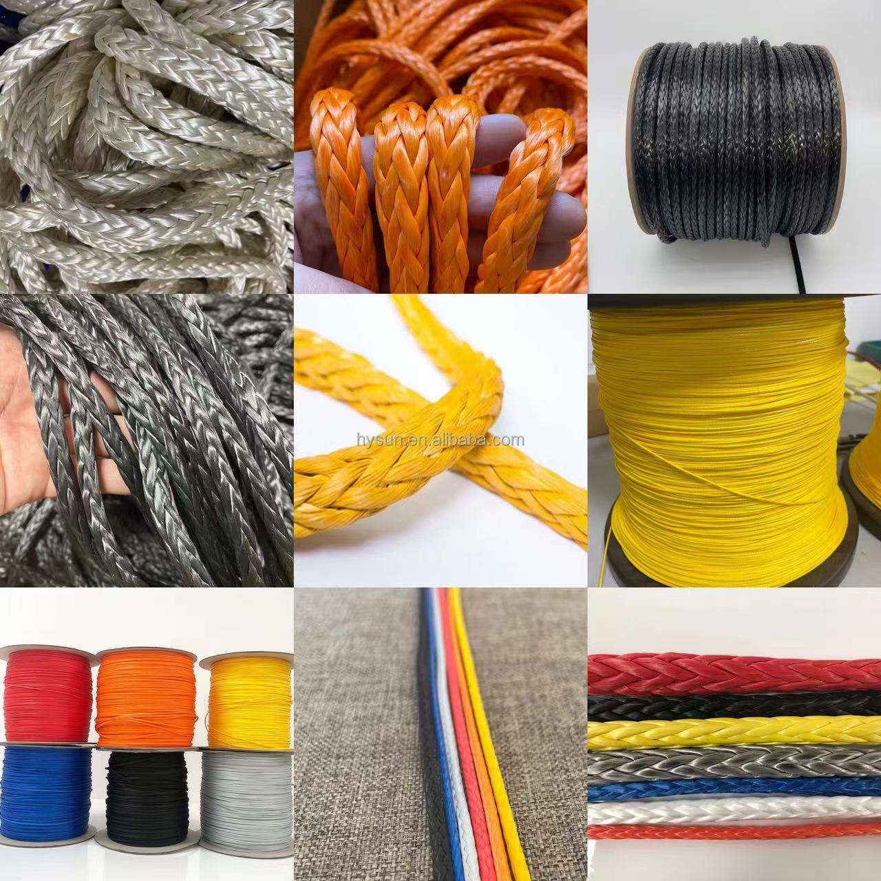 Сменный трос, 12 нитей, одинарная оплетка, UHMWPE, 6 мм