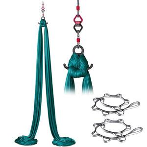 Kit de hamac volant en soie aérienne pour yoga, en tissu nylon, pour entraînement corporel - Product Image 1