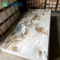 Panel Dinding PVC 3D Anti Air Anti Api Anti Statis Fluoresen Motif Hewan Desain Modern Eropa untuk Komersial Rumah Tangga Vila