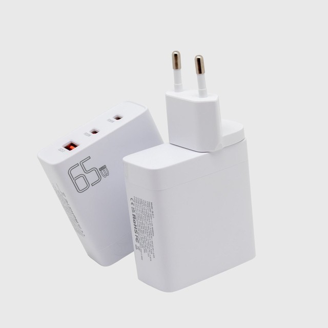 Online Products GAN A+C+C  PD65W Foldable  Wall Charger Private model Folding Pin Phone Charger Fast Charger