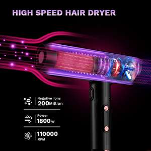 Professionale leggero viaggio asciugacapelli ad alta velocità intelligente sensore ionico nuovo stile per la cura dei capelli apparecchio per uso alberghiero - Product Image 4