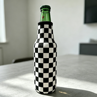 Manchon isotherme en néoprène pour bouteille de bière, 3 mm, personnalisable avec logo sérigraphié, vente en gros/sur mesure