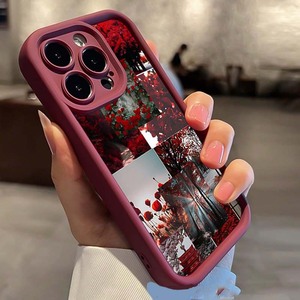 เคสโทรศัพท์มือถือ TPU กันกระแทกสไตล์แลดเดอร์รูปภาพกุหลาบสำหรับ <span class=keywords><strong>iPhone</strong></span> 8 x XR XS <span class=keywords><strong>11</strong></span> 12 13 14 15 16 17 Air - Product Image 2