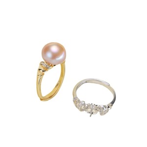 Base de Anillo de Plata S925 para Cuentas Redondas de 7-9mm, Accesorios de Perlas para Fabricación de Joyería, Anillo de Espiral 1223 - Product Image 3