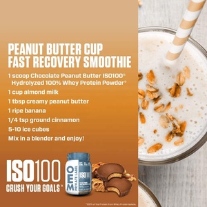 Bột <span class=keywords><strong>Protein</strong></span> ISO 100 OEM Gym Supplements với 25g Whey Isolate thủy phân 100% <span class=keywords><strong>Protein</strong></span> tăng cơ Whey <span class=keywords><strong>Protein</strong></span> Creatine - Product Image 6