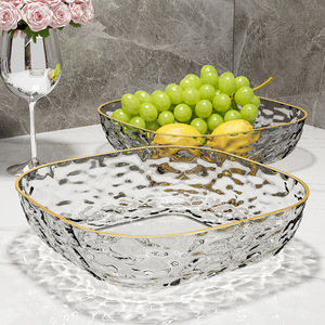 Fruit Plate 20cm <b>Plastic</b> Luxury Design For Home Living Room Office Snack Display - Product Image 2