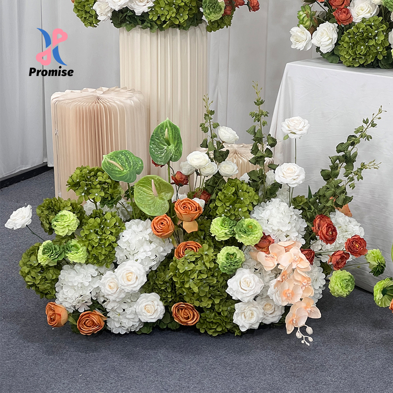 Affordable Green and Terracotta Artificial Flower