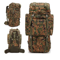 Sac à dos tactique de grande capacité et robuste pour le camping en plein air, la randonnée, multifonctionnel, imperméable, avec compartiment pour ordinateur portable
