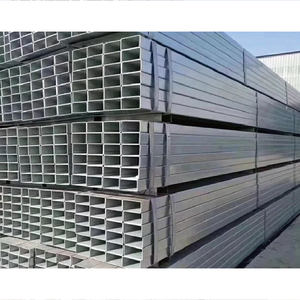 Tube <span class=keywords><strong>carré</strong></span> rectangulaire en fer pré-galvanisé <span class=keywords><strong>de</strong></span> haute qualité, creux, <span class=keywords><strong>de</strong></span> 6 mètres, en acier doux, revêtu <span class=keywords><strong>de</strong></span> zinc - Product Image 3