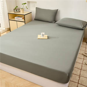 Vente en gros de couvre-lit de couleur unie Barrière à l'urine antidérapante Protège-<span class=keywords><strong>matelas</strong></span> imperméable Couverture complète tricotée - Product Image 1