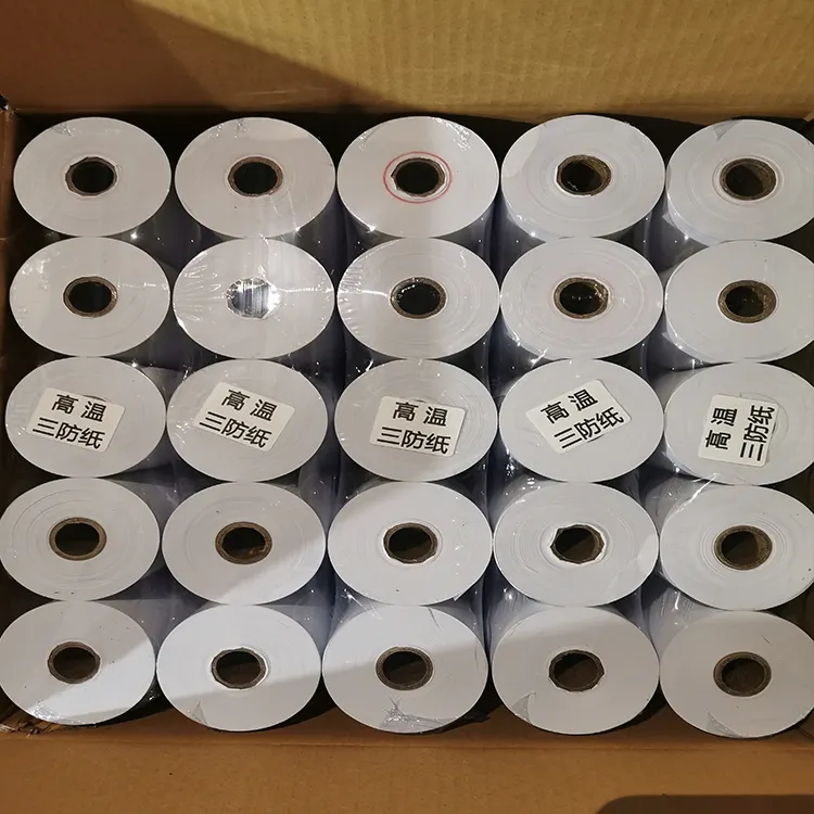 2 Days Delivery 80mm 57mm Printed 80 gsm Thermal Pos Paper Roll 80x80