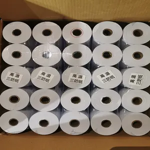 Rollo de papel térmico, 80mm, 57mm, 80 gsm, 80x80, 2 días de envío