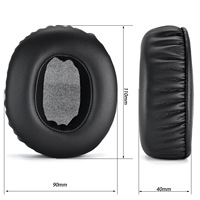 Untuk SONY MDR-DS7500 RF7500 Bantalan Telinga Kulit Protein Pengganti Bantalan Telinga Headphone Busa Memori Bantalan Telinga