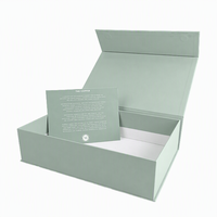 Boîtes d'emballage rigides en carton personnalisées haut de gamme avec paillettes, insert magnétique en satin, boîte cadeau doublée de satin à l'intérieur
