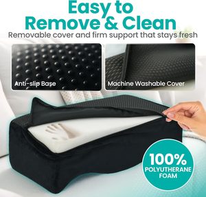 Almohada de Espuma Viscoelástica de Tres Capas <span class=keywords><strong>para</strong></span> Levantamiento de Glúteos, Cómoda y Elegante, <span class=keywords><strong>para</strong></span> Recuperación Postoperatoria de Levantamiento de Glúteos Brasileño - Product Image 5
