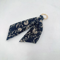 En gros, Breloque de sac et Porte-clés en tissu floral bohème à motif floral mignon, Accessoire de mode féminin pour sac à main