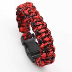 <span class=keywords><strong>Bracelet</strong></span> unisexe tressé à sept brins avec boucle carrée, <span class=keywords><strong>bracelet</strong></span> <span class=keywords><strong>de</strong></span> <span class=keywords><strong>survie</strong></span> d'urgence pour l'extérieur - Product Image 6