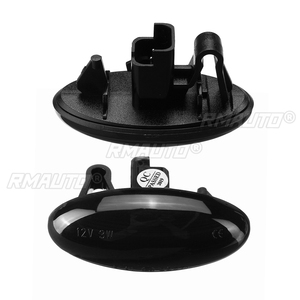 2x Clignotants latéraux dynamiques à LED séquentiels pour Peugeot 307 206 207 407 107 et Citroën C1 C2 C3 - Product Image 4