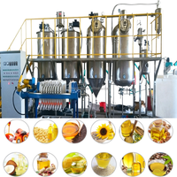 Meilleure vente : Usine de raffinage d'huile de palme de 2000 kg/jour / Équipement de raffinage d'huile de palme brute / Machine de raffinage d'huile de palmiste