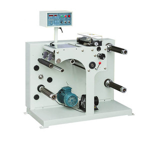 Semi-Automatic 220V 0.75Kw Electric Slitter Self-Adhesive Label Slitting And Rewinder Machine - Product Image 1