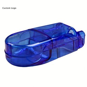 กล่องเก็บยาพลาสติกแบบพกพาพร้อมที่ตัดยา ดีไซน์คลาสสิกสำหรับผู้สูงอายุ - Product Image 4