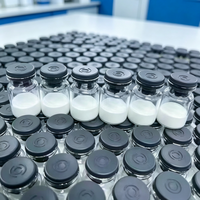 Matière première de qualité cosmétique, Tripeptide-1 de cuivre, 99% de pureté élevée, poudre de peptide de cuivre bleu, poudre lyophilisée, dropshipping