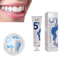 5% dentifrice à l'hydroxyapatite pour nettoyer les taches de dents et rafraîchir le dentifrice anti-carie