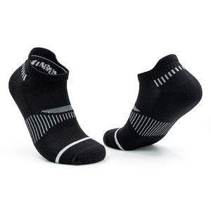 Kaus kaki olahraga katun pria kaus kaki lari ukuran remaja menyerap keringat Logo kustom olahraga rajutan untuk musim semi - Product Image 1
