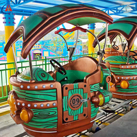 Monorail Sky Bike Space Walk Ride, Équipement de vélo sur rail pour grand parc d'attractions extérieur, Train touristique à pédales électriques