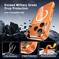 Étui magnétique HYTO 5 en 1 pour iPhone 17 Pro Max avec verre trempé et 2 protections d'objectif, antichoc et anti-rayures