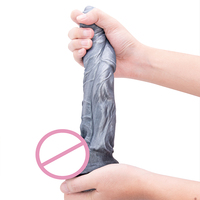 Énorme Godemichet Incurvé en Silicone Télécommandé pour Femme – Jeux Adultes