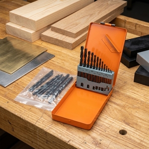 Juego de 13 piezas de brocas helicoidales de vástago recto tipo 4241 - juego de brocas universales para taladro eléctrico, metal, madera y plástico - Product Image 5