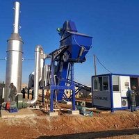 Planta de mezcla de tambor de asfalto con capacidad 20-120 t/h