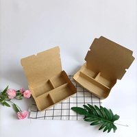 Récipients de restauration rapide Boîte en papier kraft imprimée personnalisée pour déjeuner de restauration rapide