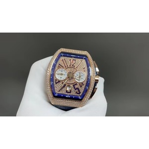 Montre Homme Tonneau de Haute Qualité, Céramique, Verre Saphir, Bracelet Caoutchouc 24mm, Réserve de Marche, Activités de Plein Air - Product Image 1
