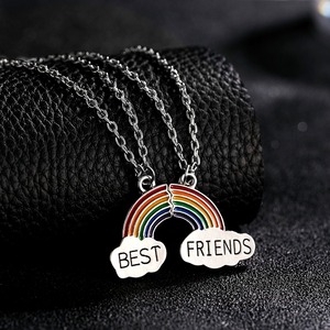 Alla moda Cuciture di Amicizia Della Collana Arcobaleno Collana Del Pendente per Le Donne Migliori amici - Product Image 1