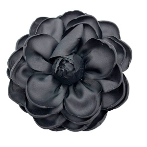 2022 nouveau Style populaire fait à la main 4 "tissu Satin fleur de camélia pour bébé bandeau Corsage - Product Image 6