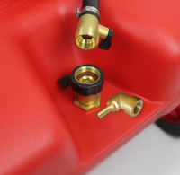 Réservoir de carburant diesel et essence ISURE MARINE rouge HPDE avec pompe manuelle 53L, accessoires marins pour bateau, yacht, navire, camping-car